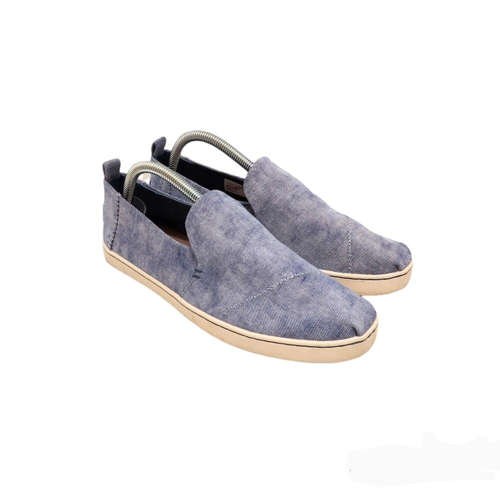 Toms Blue Jean Shoes Women's Size 9
